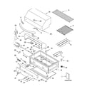 KitchenAid KBGS274SSS0 grille parts diagram