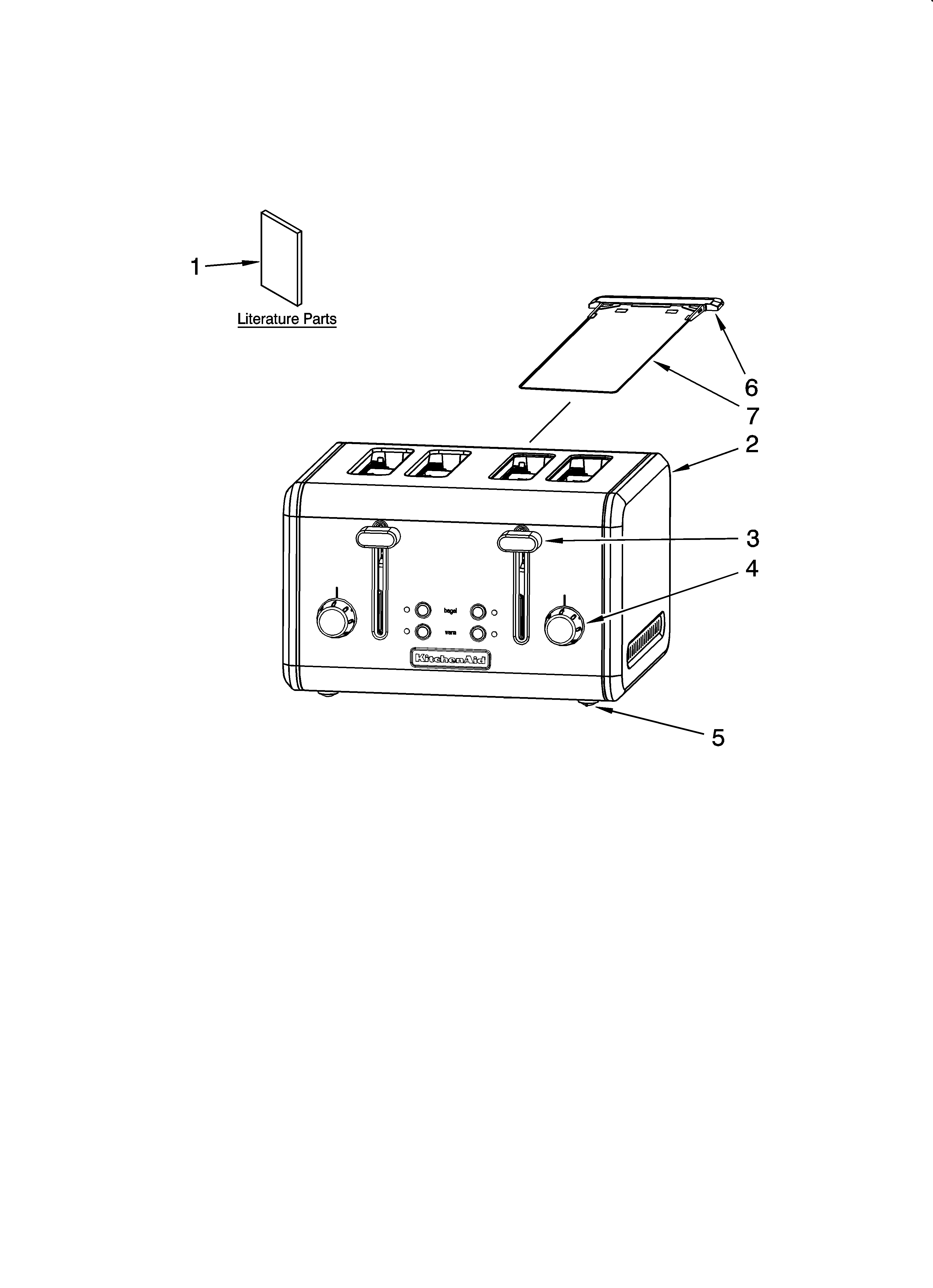KitchenAid KMTT400GC0 unit parts diagram