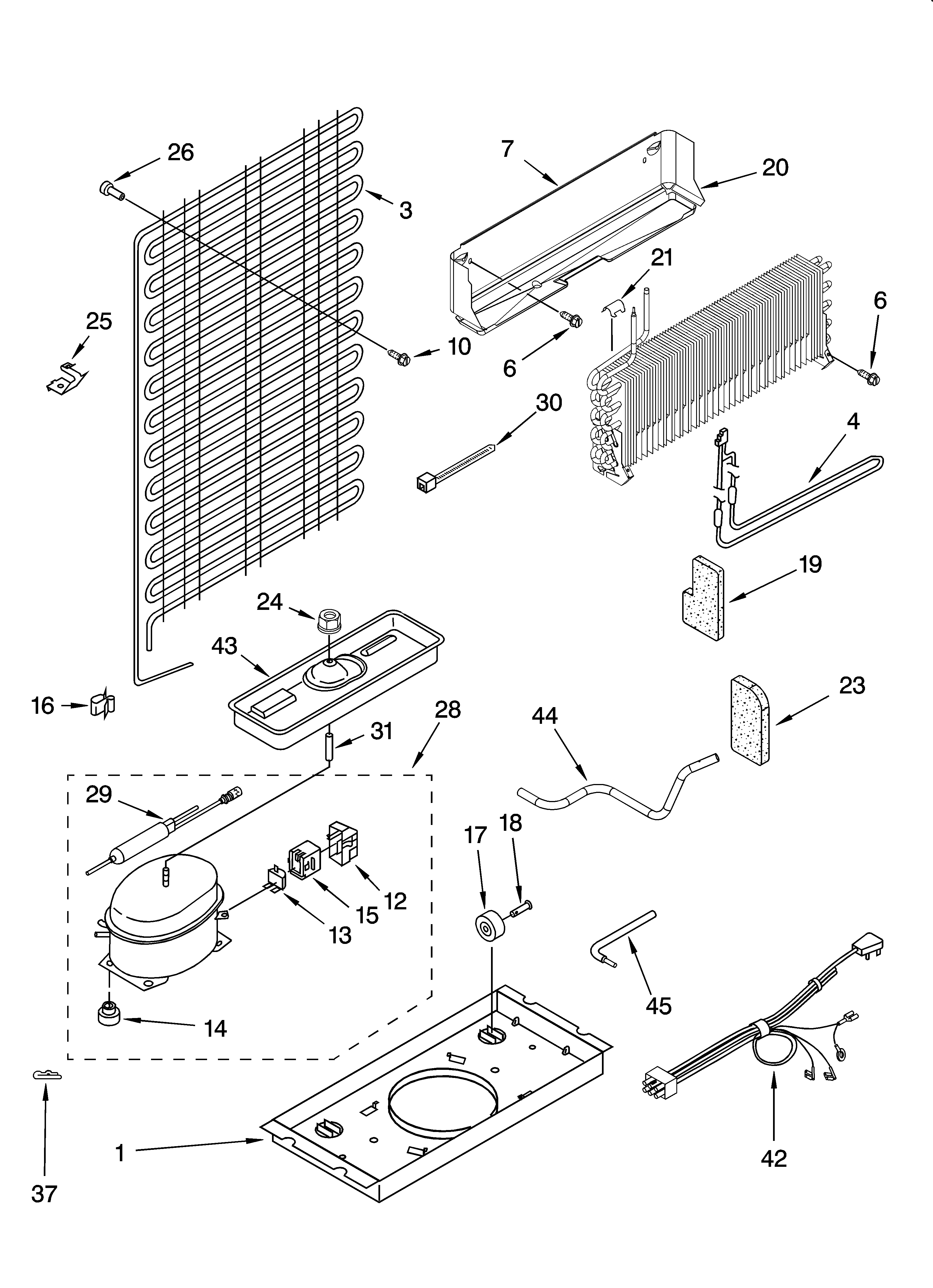 Kirkland ST14CKXSQ00 unit parts diagram