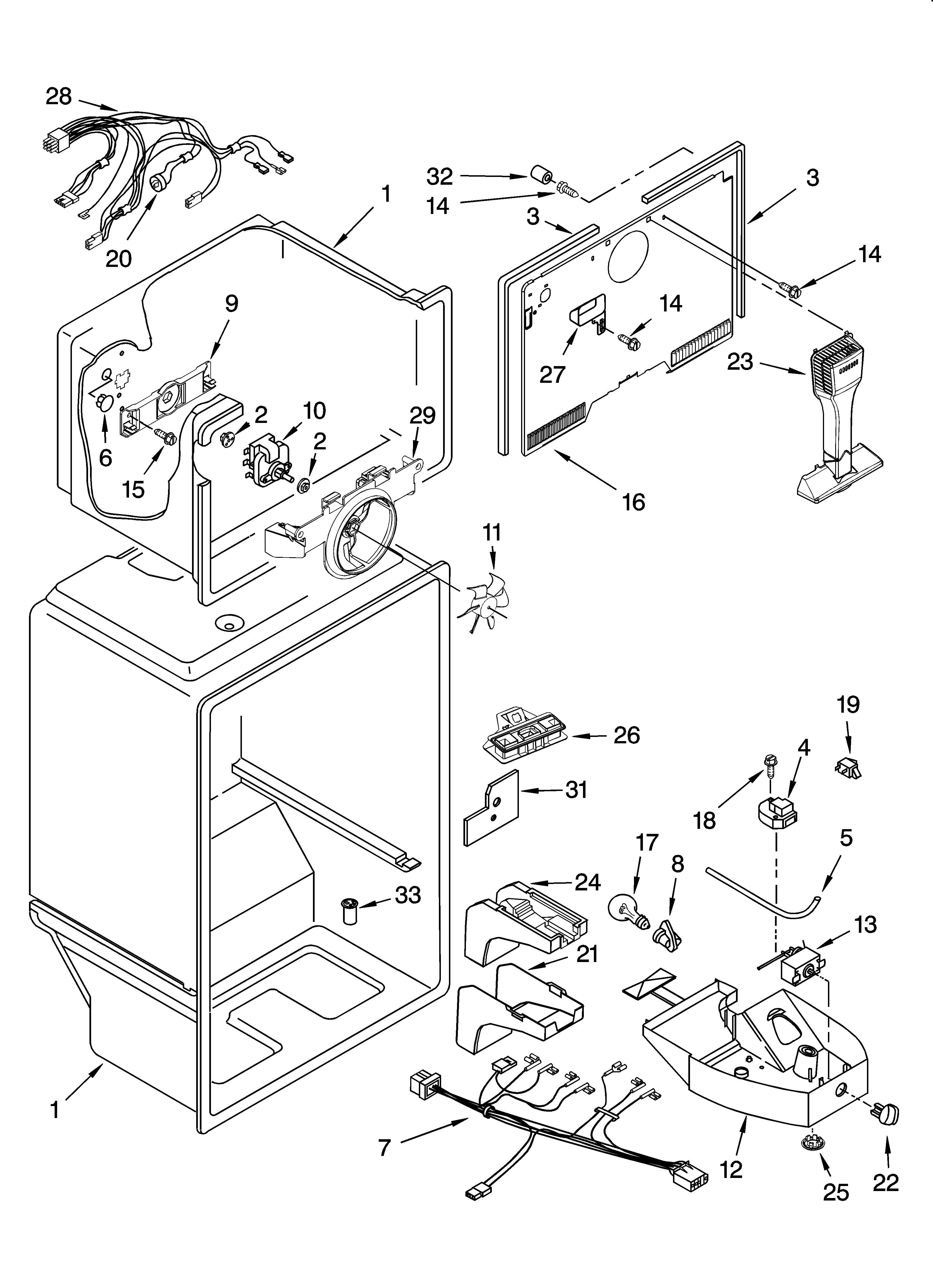 Estate TT21AKXKQ06 liner parts diagram
