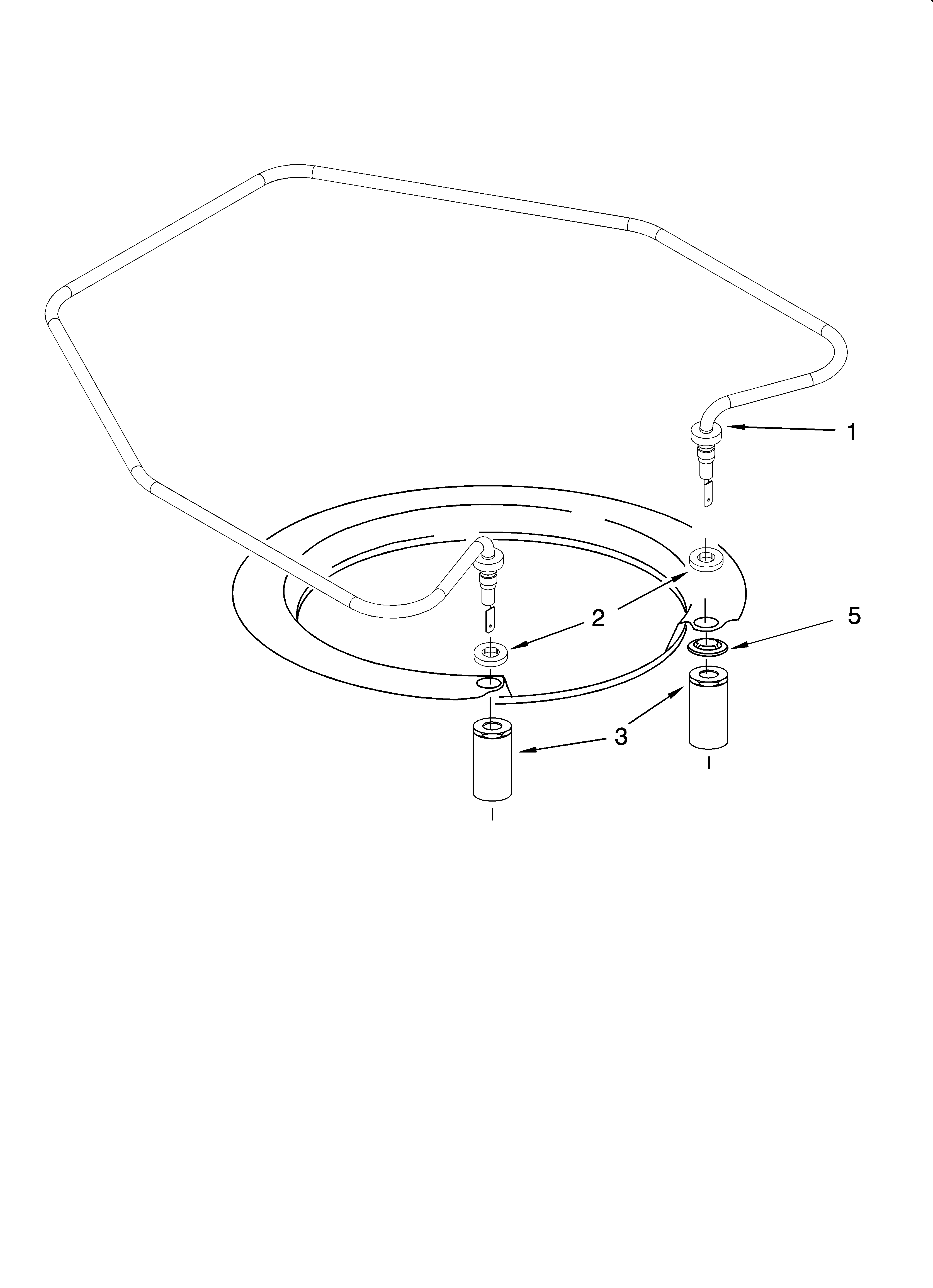 Whirlpool GU3200XTSS0 heater parts diagram