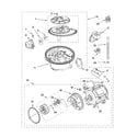KitchenAid KUDI02FRSS2 pump and motor parts diagram