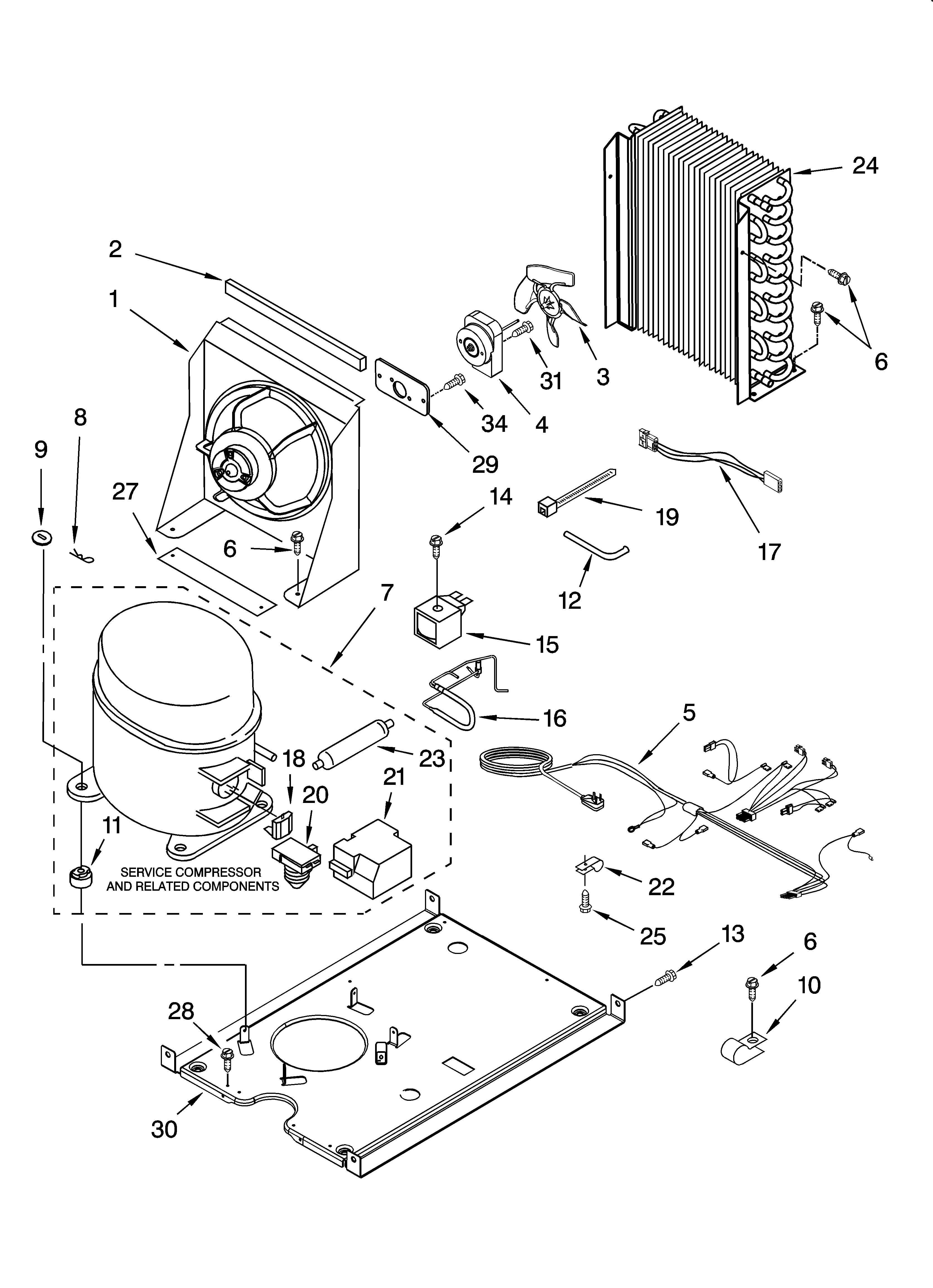 KitchenAid KUIS15NRHB9 unit parts, optional parts diagram