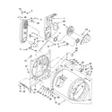Whirlpool WGD5830SW0 bulkhead parts diagram