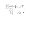 KitchenAid 5KCG100SER0 motor and control parts diagram