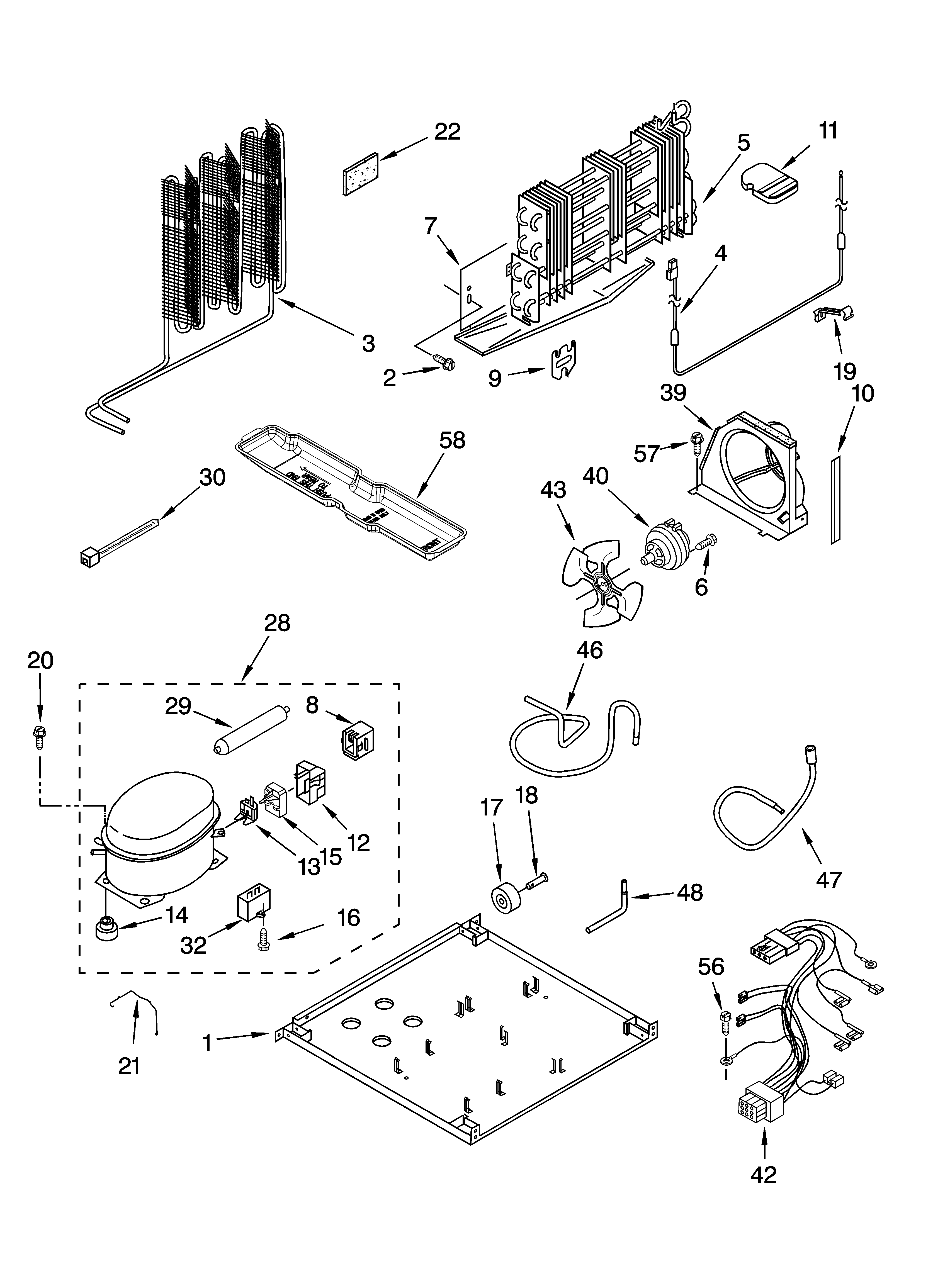 Whirlpool 5VET0WPKLQ04 unit parts diagram