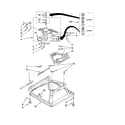 Whirlpool 7MWT96720SM0 machine base parts diagram