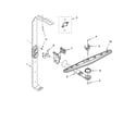Whirlpool DUL240XTPQ7 upper wash and rinse parts diagram