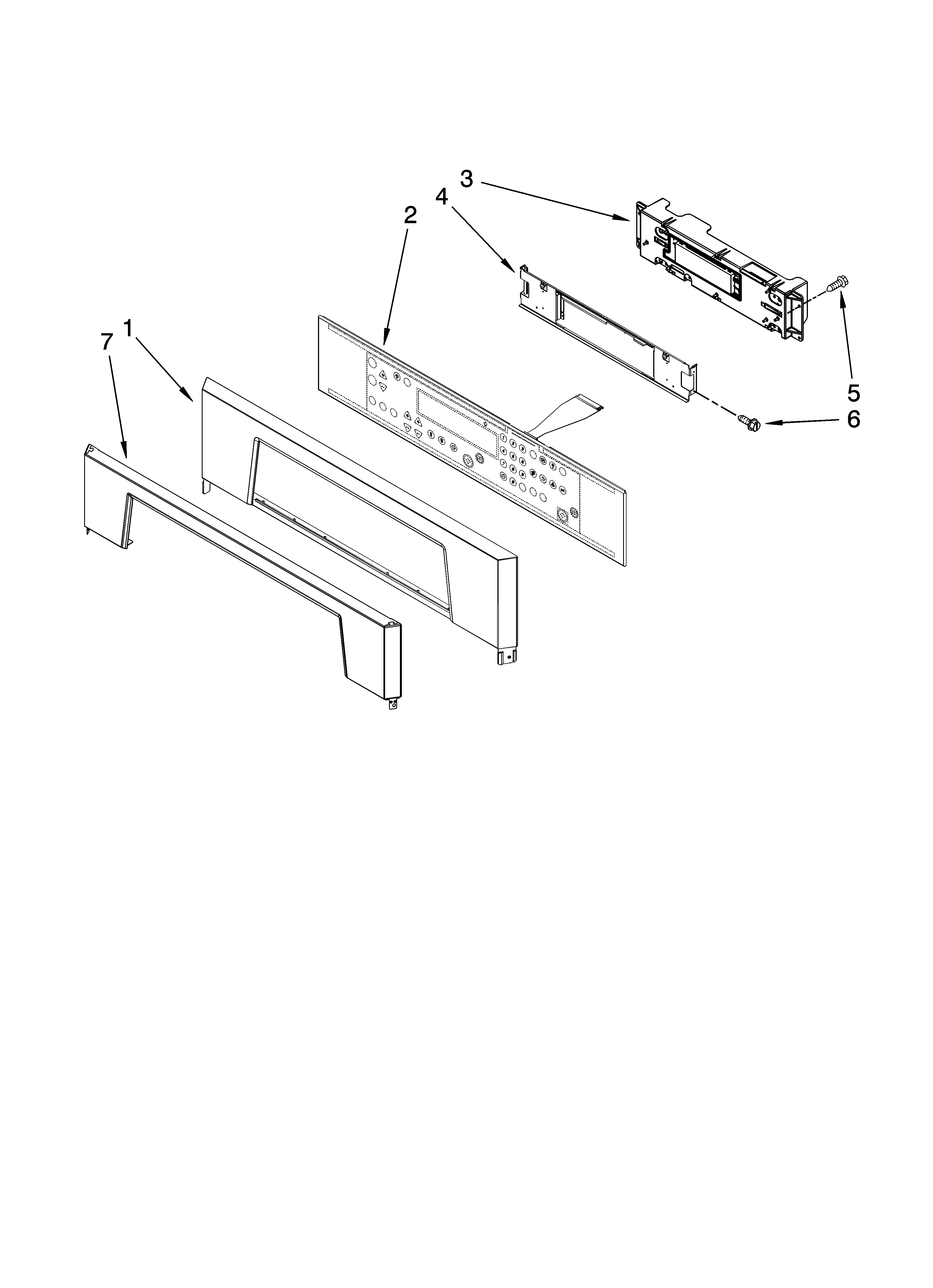 Whirlpool GBD277PRB01 control panel parts diagram