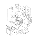 Whirlpool GBD307PRQ01 lower oven parts diagram