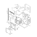Whirlpool GBD307PRQ01 upper oven parts diagram