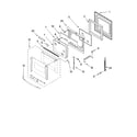 Whirlpool GBS277PRS01 oven door parts diagram