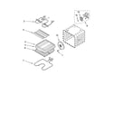 Whirlpool GBS277PRS01 internal oven parts diagram