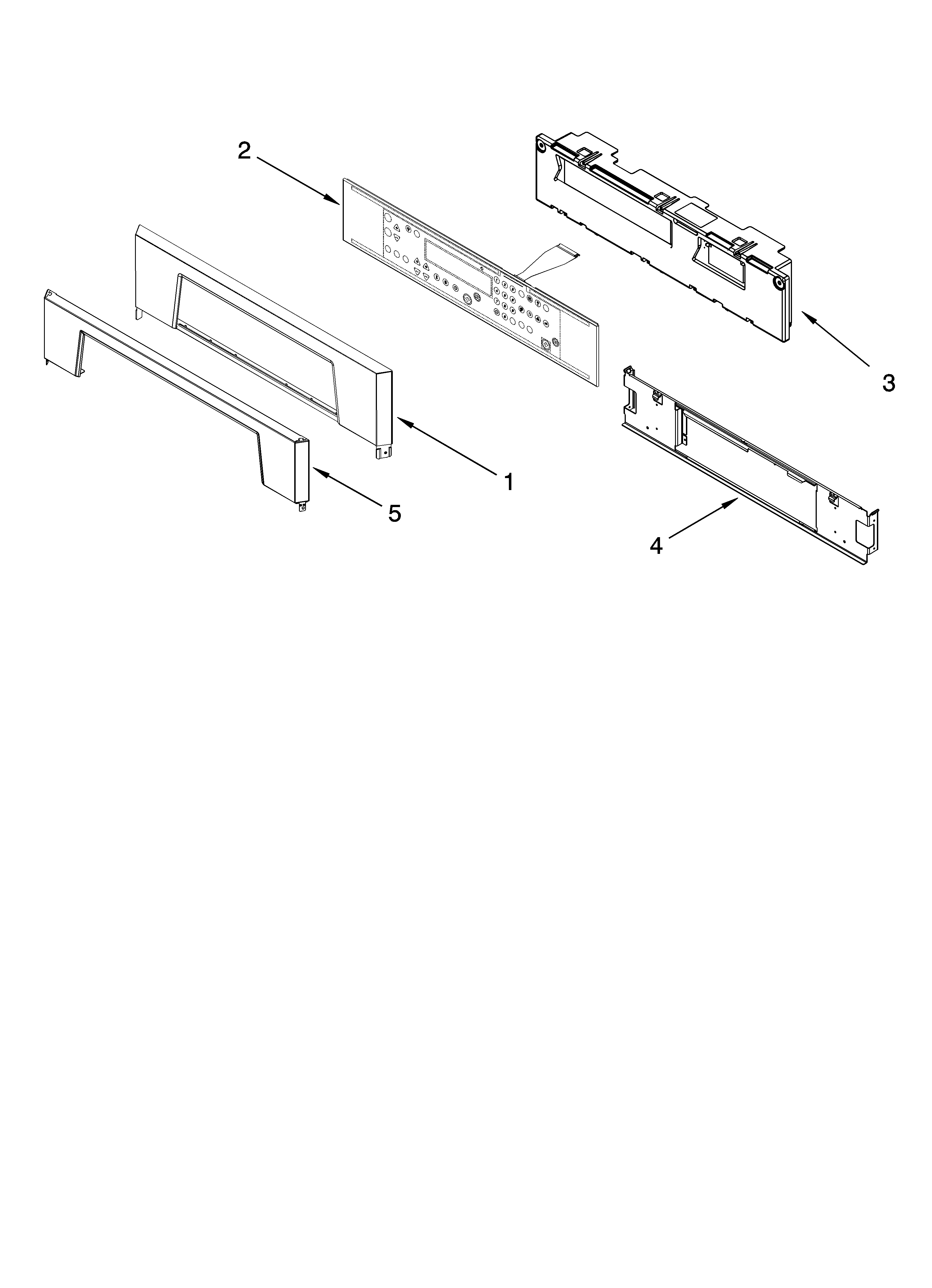 Whirlpool GBS307PRS00 control panel parts diagram