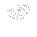 Whirlpool GBS307PRQ00 top venting parts, optional parts diagram