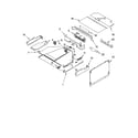 Whirlpool GMC305PRB00 top venting parts, optional parts diagram