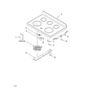 Whirlpool GR448LXPT3 cooktop parts diagram