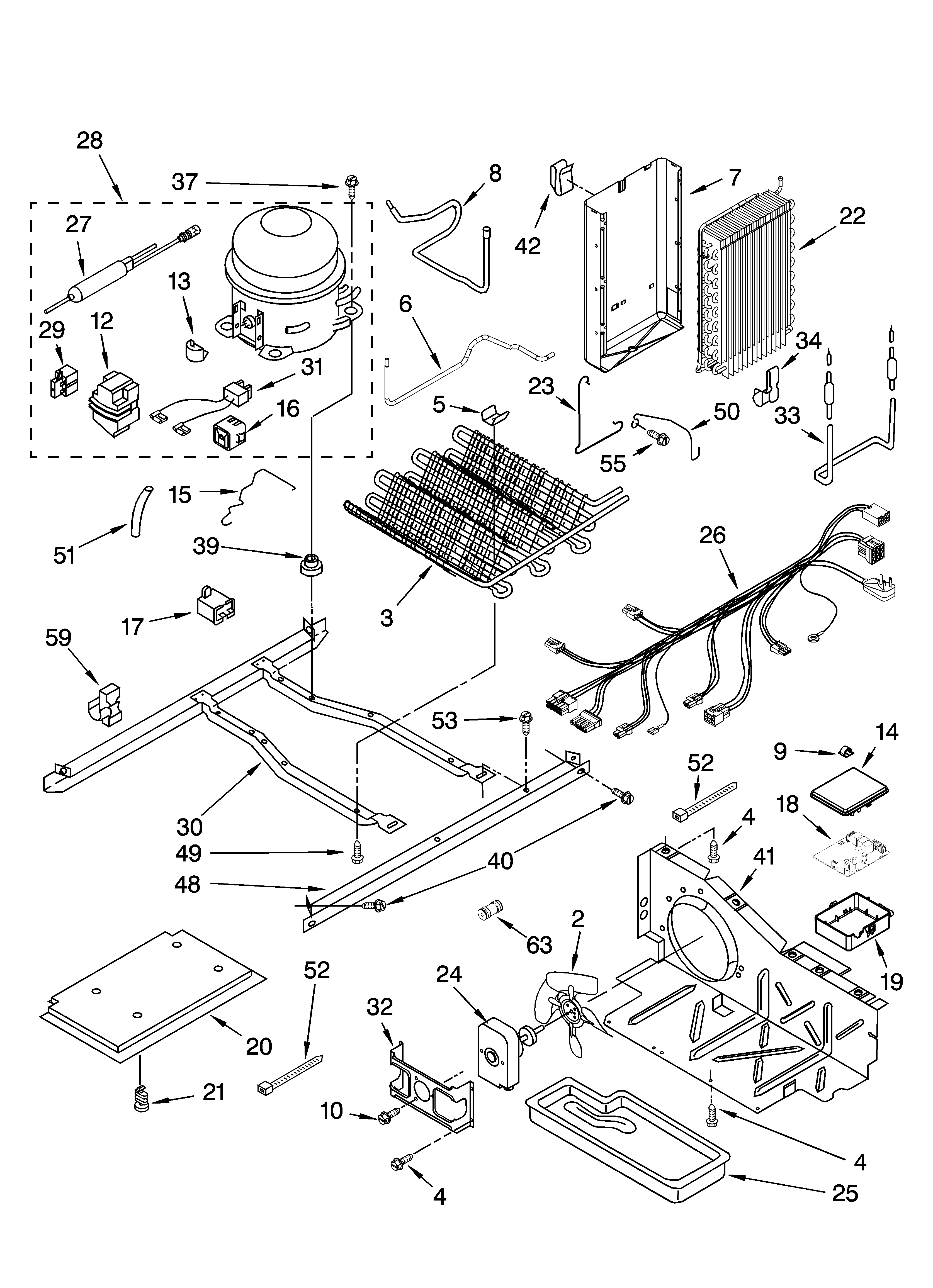 Whirlpool GS6NVEXSL00 unit parts diagram