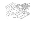 KitchenAid KGRA806PSS00 cooktop parts diagram