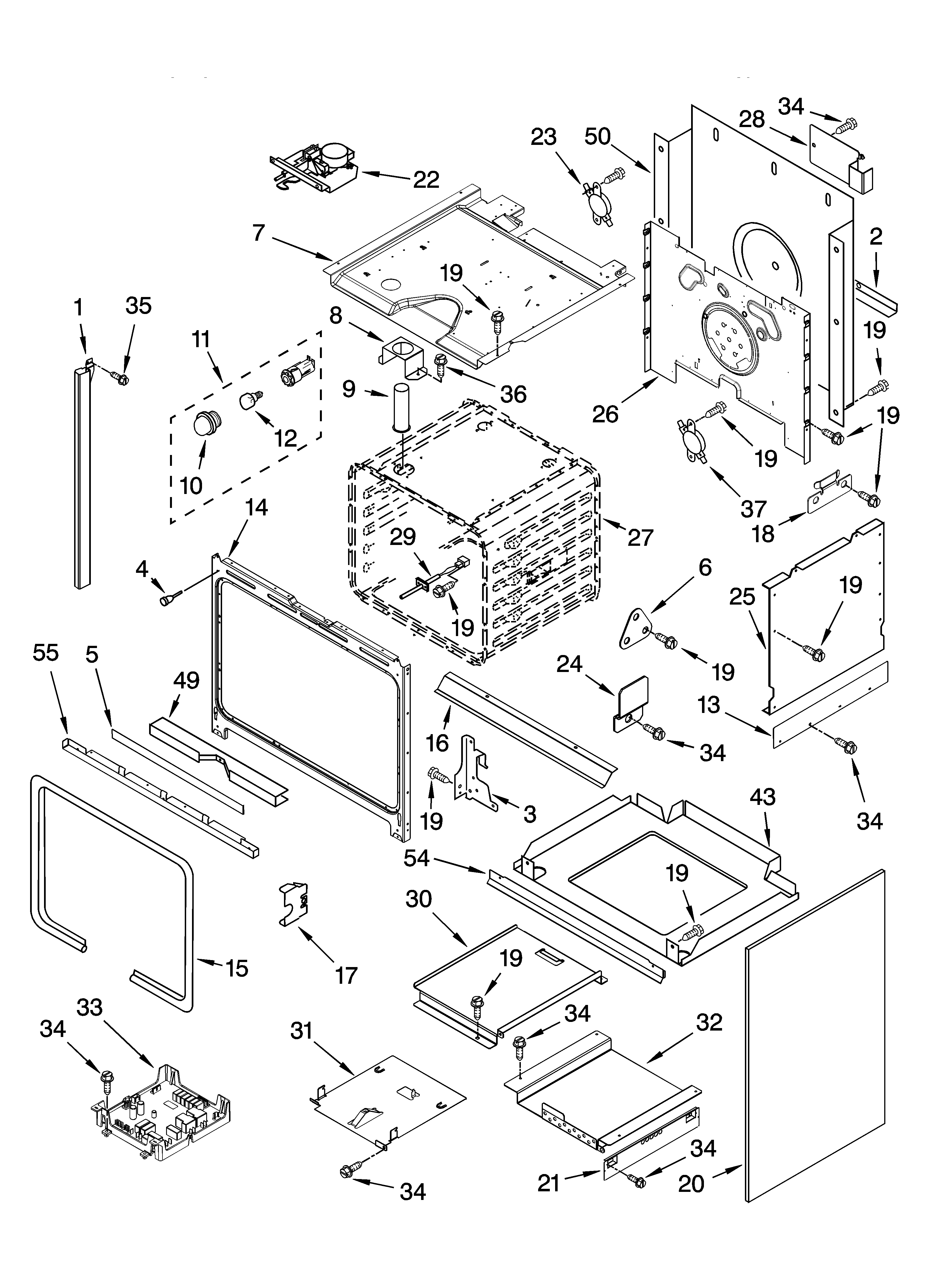 KitchenAid KGRA806PBT01 oven parts diagram