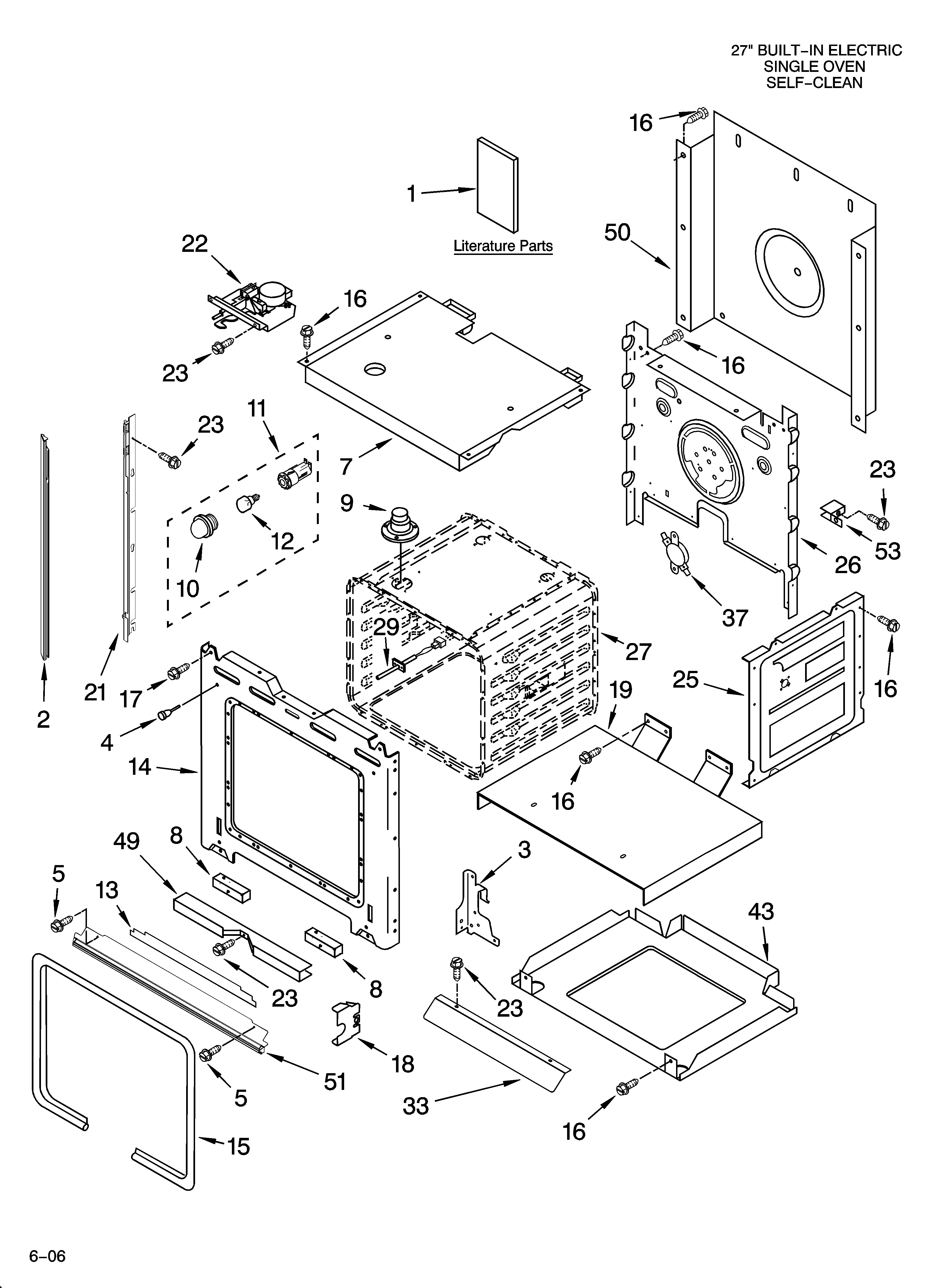 Whirlpool RBS275PRS00 oven parts diagram