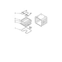 Whirlpool RBS275PRS00 internal oven parts diagram