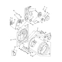 Whirlpool WED5600ST0 bulkhead parts, optional parts (not included) diagram