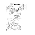 Whirlpool WTW5810SW0 machine base parts diagram