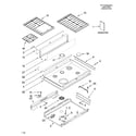 KitchenAid KGRS807SSS00 cooktop parts diagram