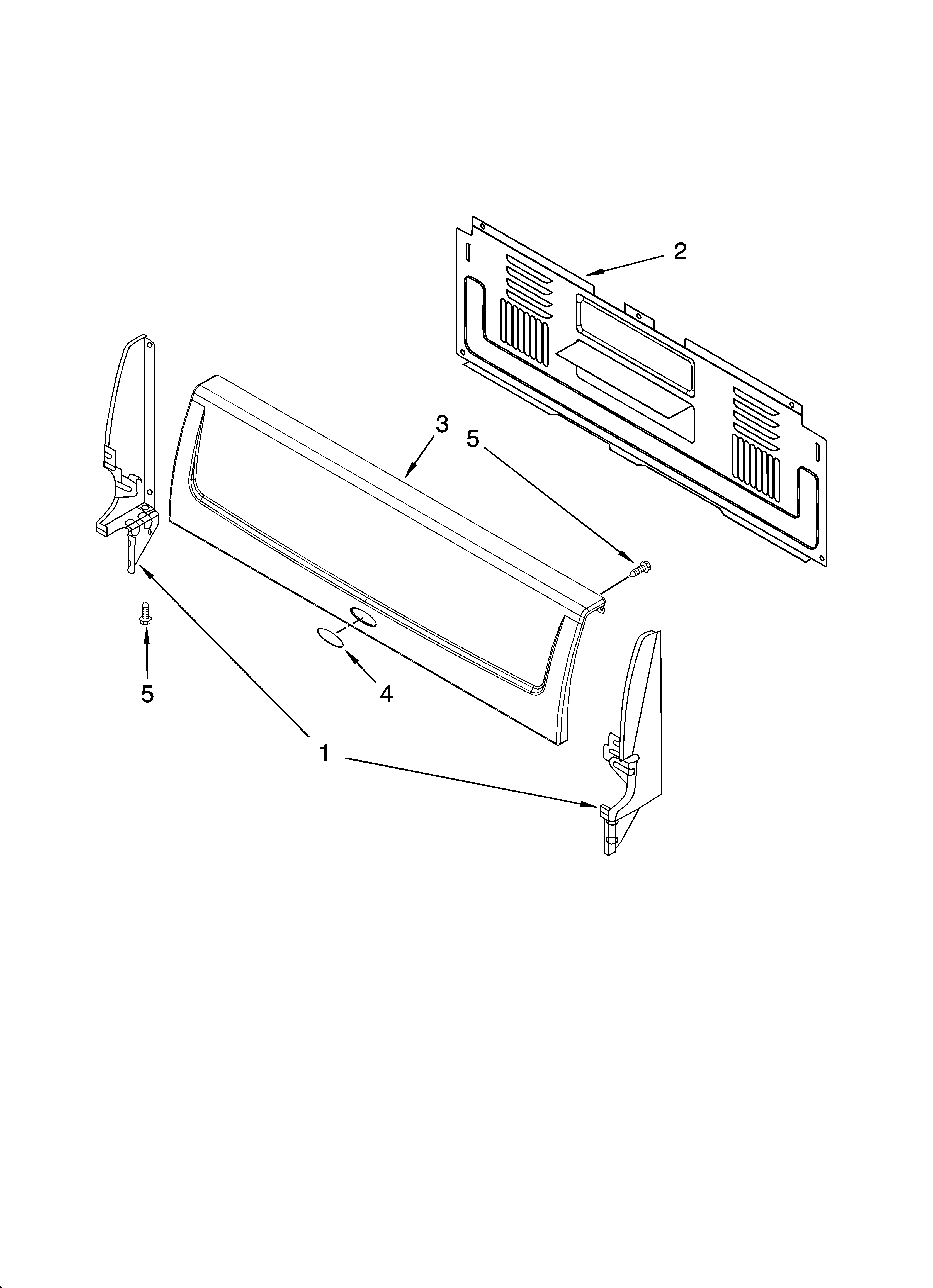 Whirlpool SF110AXSQ0 backguard parts diagram