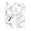 Whirlpool WGD5320SQ0 cabinet parts diagram