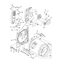 Whirlpool WGD5320SQ0 bulkhead parts diagram