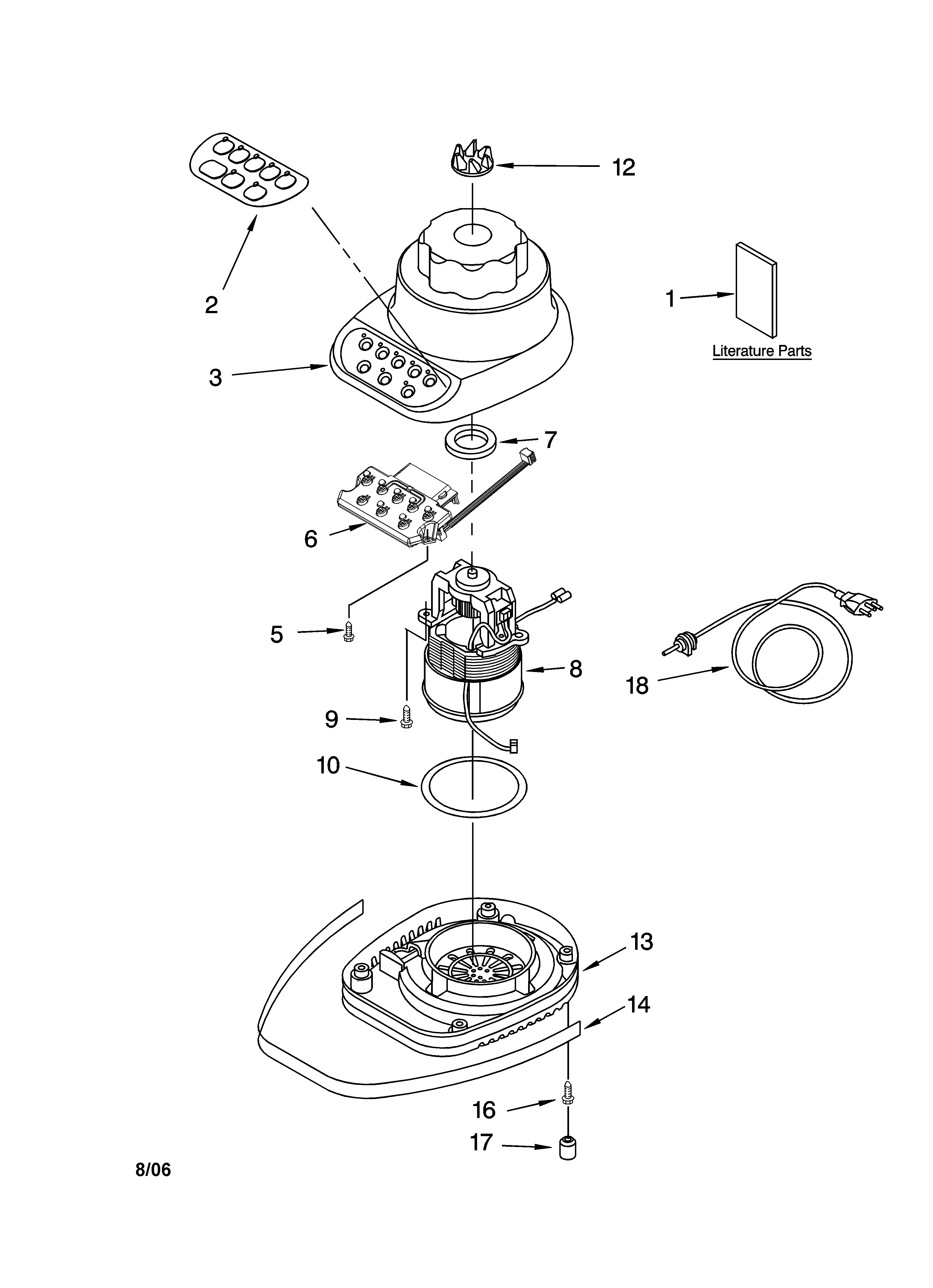 KitchenAid 4KSB5SSOB unit parts diagram