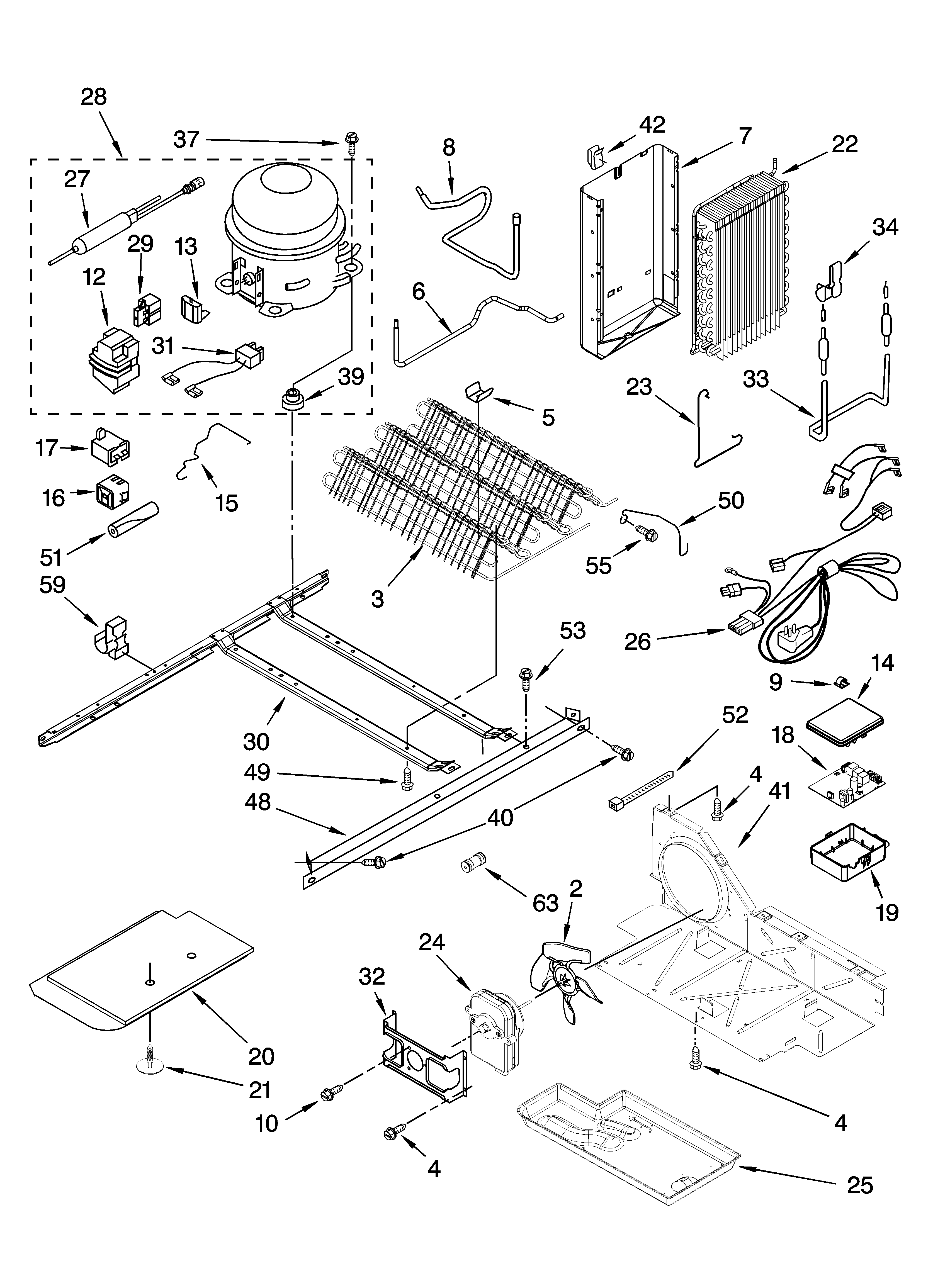 Whirlpool GS6SHEXNS03 unit parts diagram