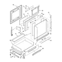 Whirlpool GW395LEPT03 door and drawer parts diagram