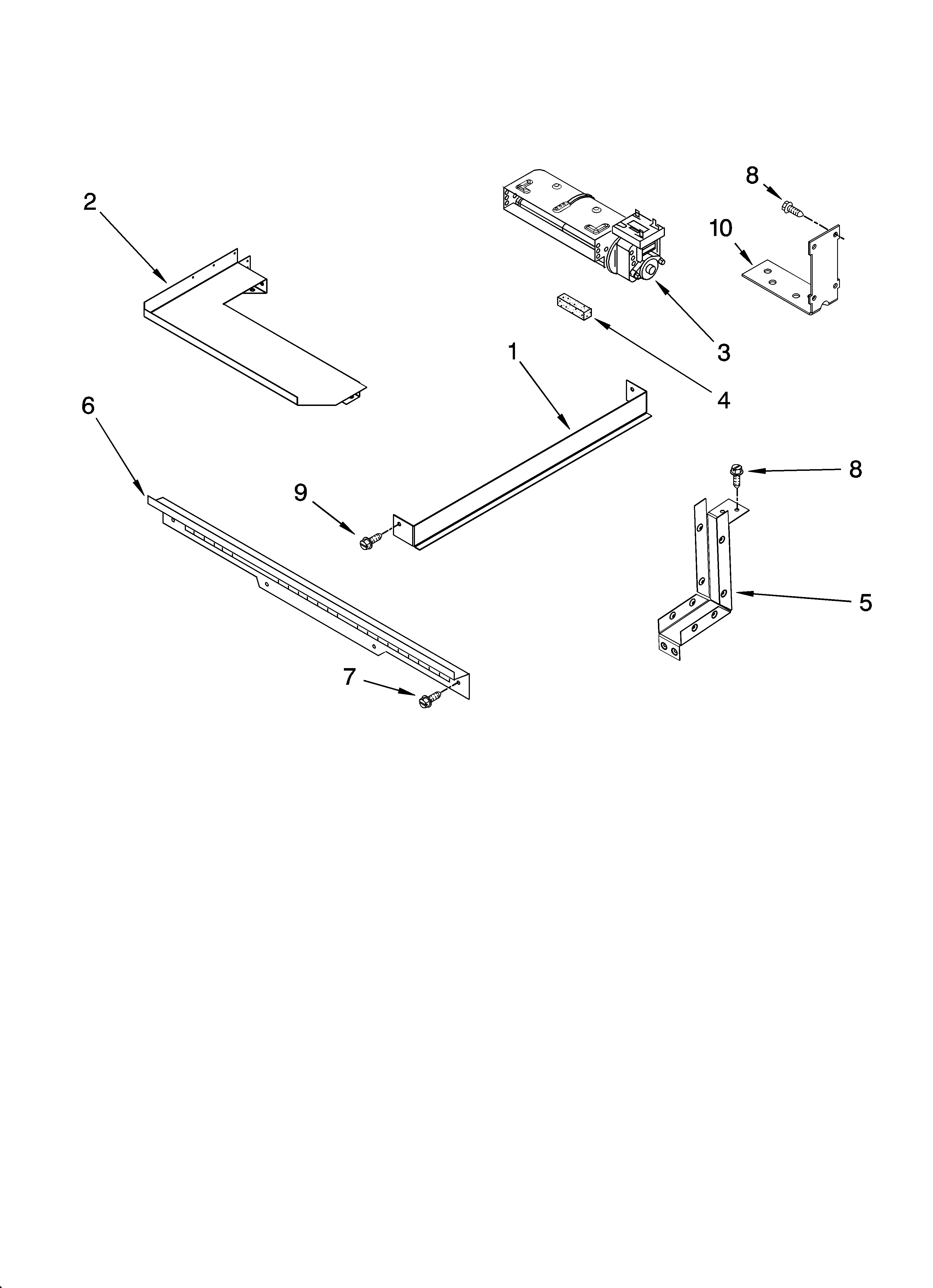 Whirlpool GW395LEPB03 top venting parts diagram