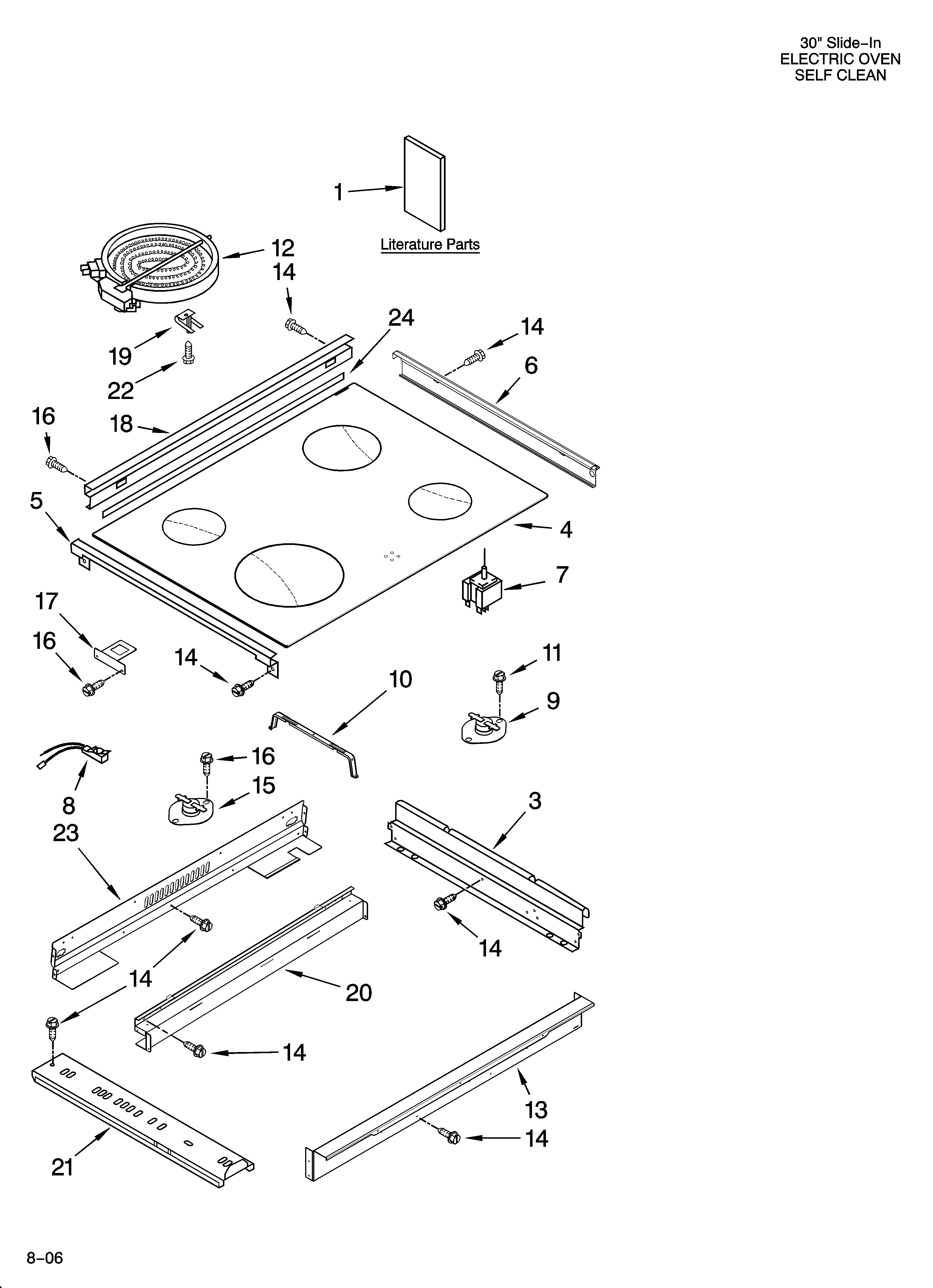 Whirlpool GY396LXPT02 cooktop parts diagram