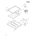 Whirlpool RS696PXGB15 cooktop parts diagram