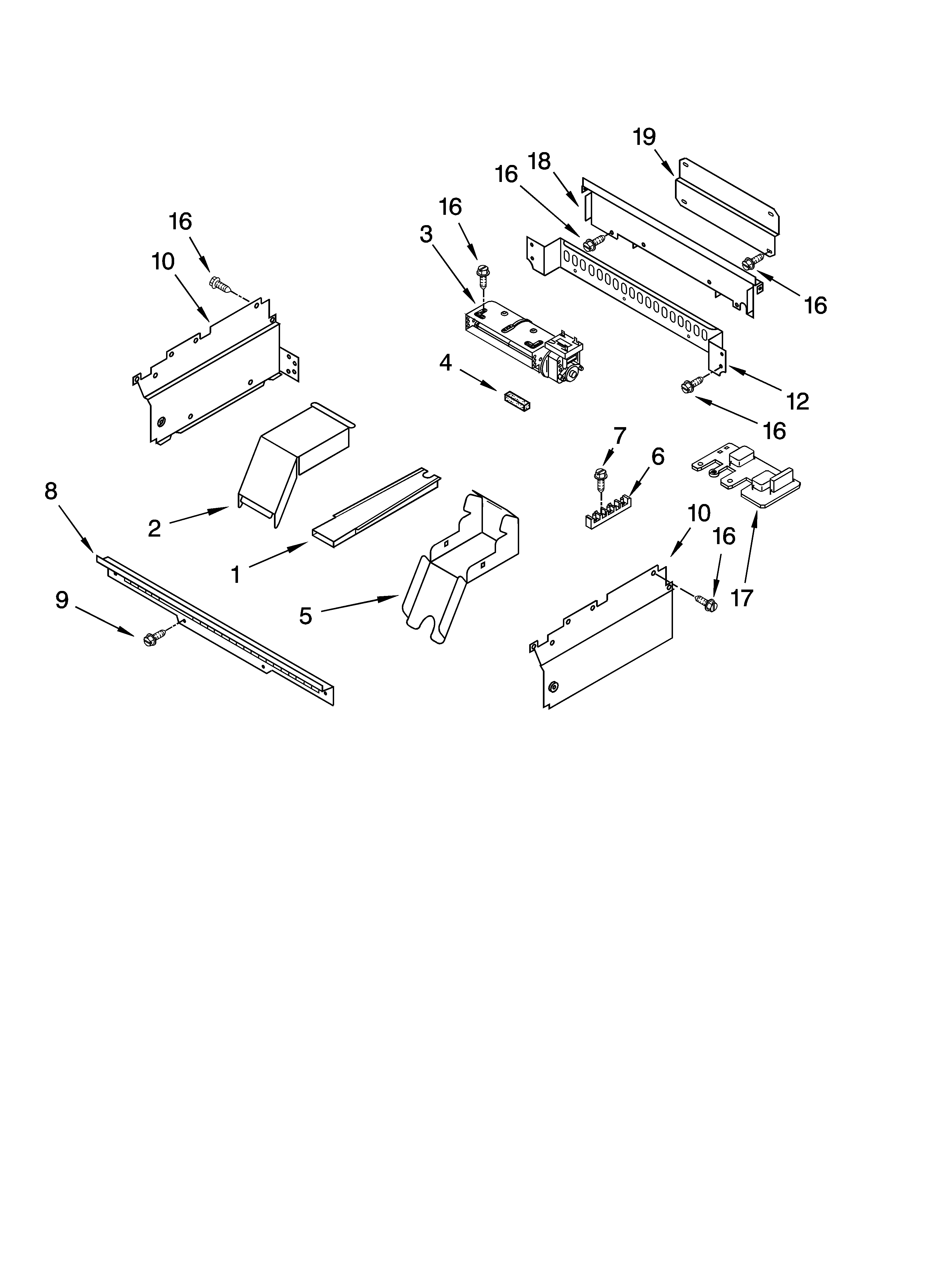 Whirlpool RS696PXGQ15 top venting parts diagram