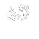 Whirlpool RS696PXGB15 top venting parts diagram