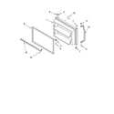 Roper RT21AKXKQ09 freezer door parts diagram