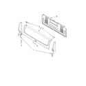 Whirlpool SF111PXSQ1 backguard parts diagram
