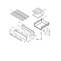 Whirlpool SF111PXSQ1 oven & broiler parts diagram