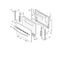 Whirlpool SF111PXSQ1 door parts, optional parts (not included) diagram