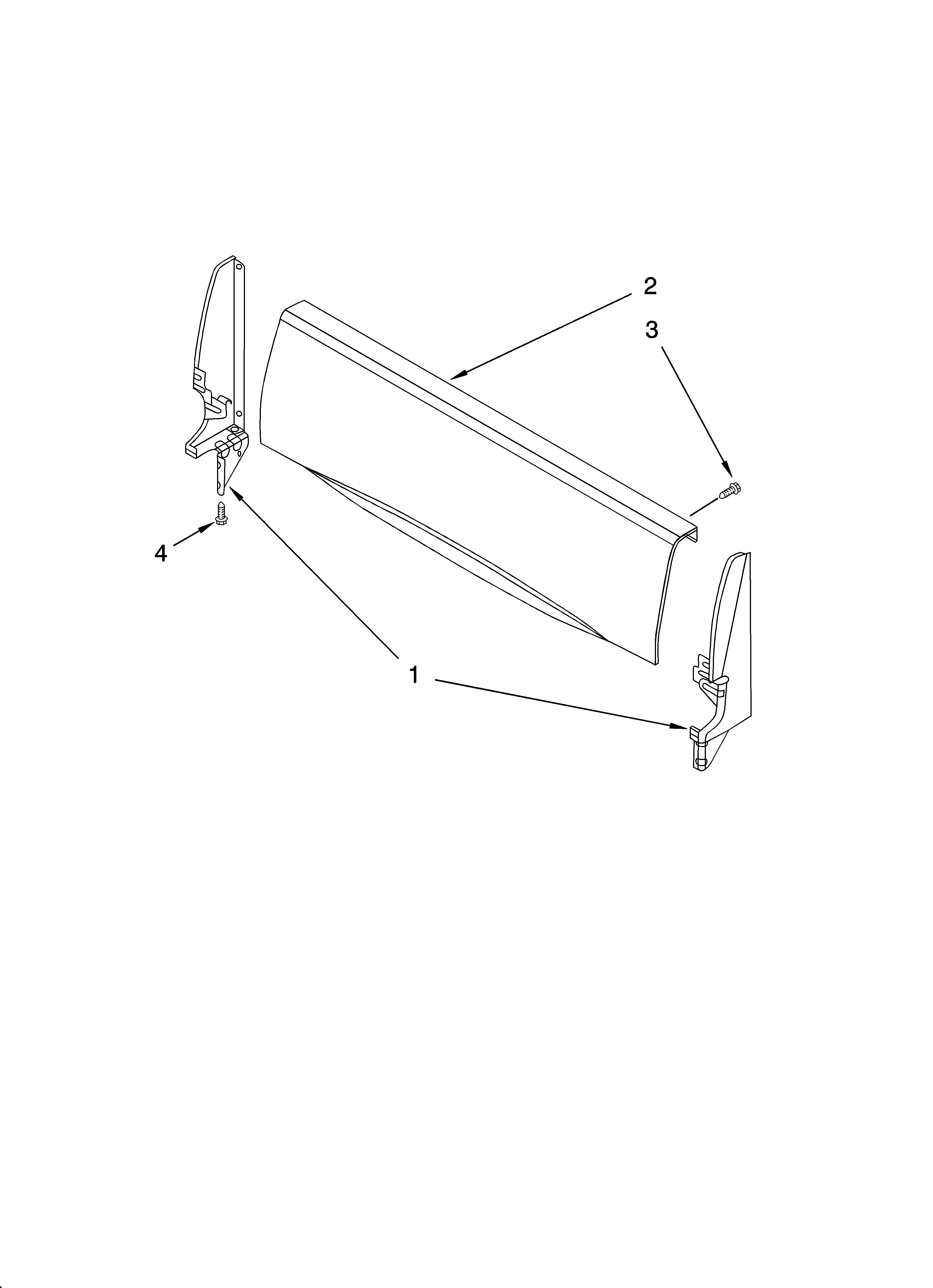 Estate TGP305RW2 backguard parts diagram