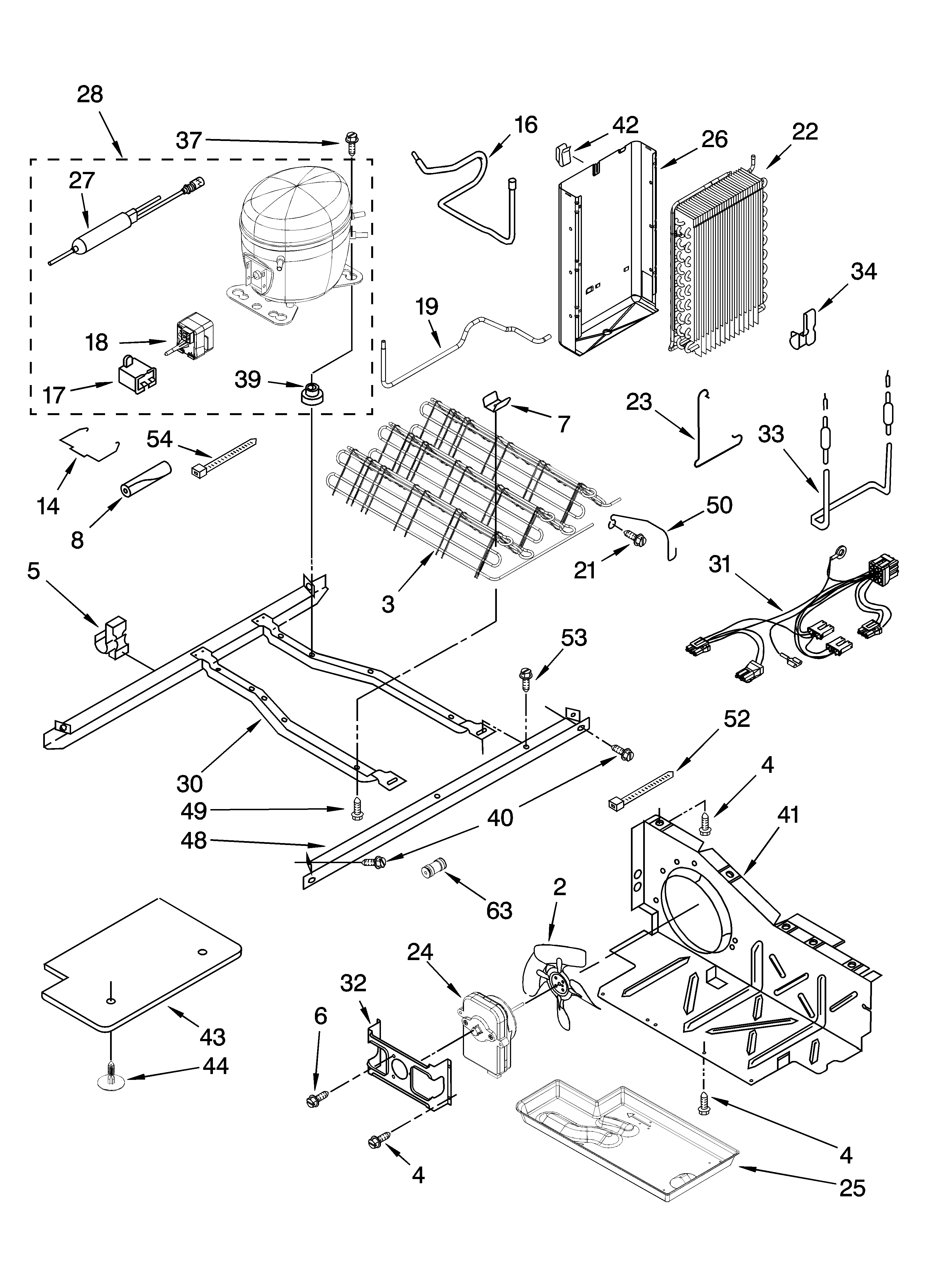 Whirlpool 6GD2SHGXSS00 unit parts diagram