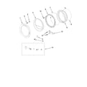 Whirlpool LHW0050PQ3 door parts diagram