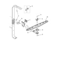 Whirlpool DU1148XTPB8 upper wash and rinse parts diagram