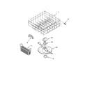 Estate TUD6750SD0 lower dishrack parts, optional parts (not included) diagram