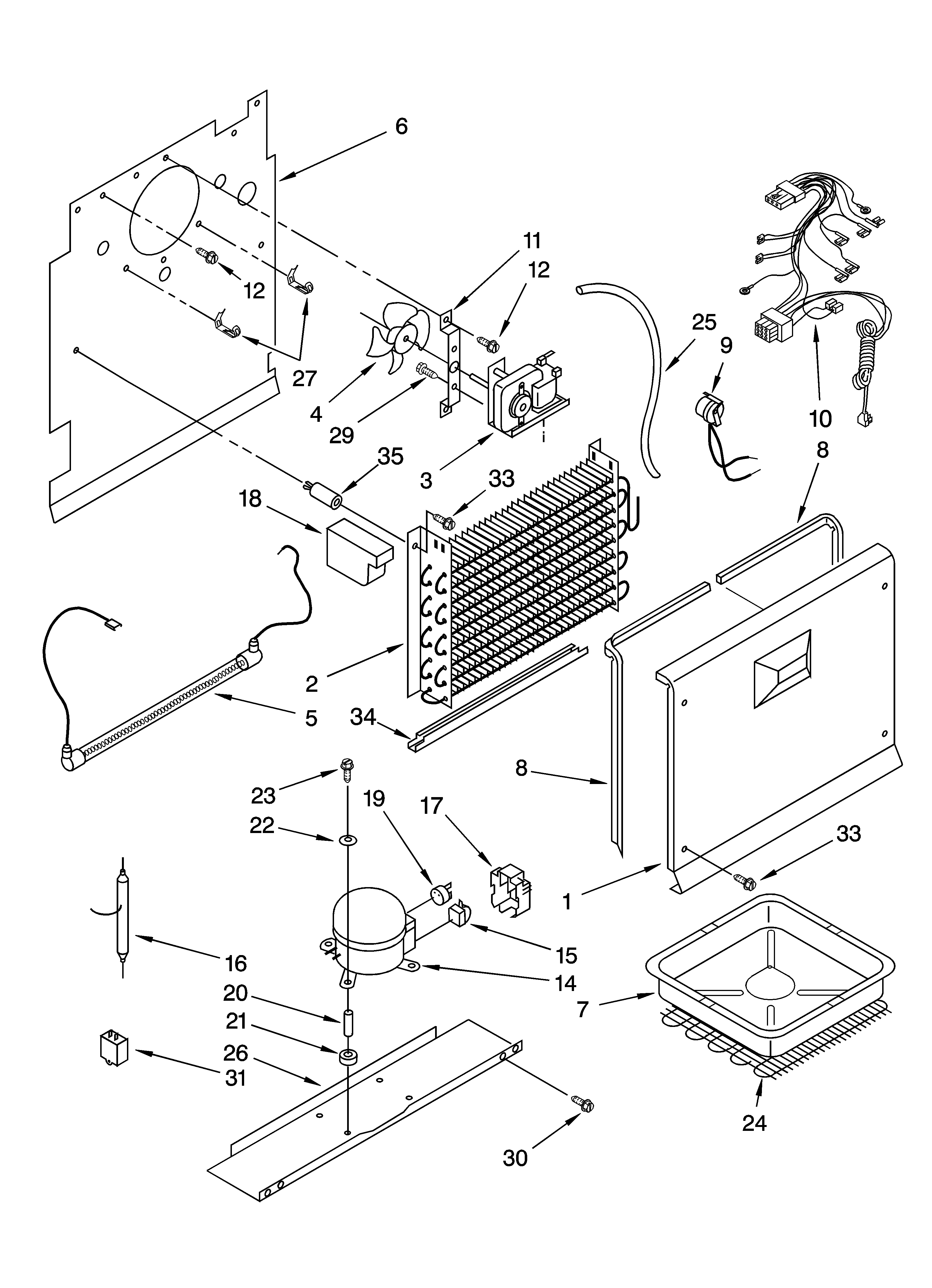 Whirlpool EV181NCRCQ01 unit parts, optional parts (not included) diagram